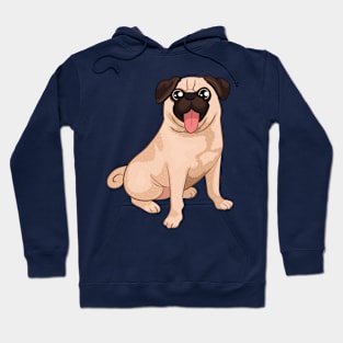 Pug Cartoon Hoodie